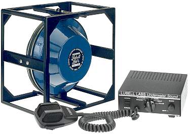 Lubell System 3300: altavoz LL916C con jaula, amplificador de sirena y micrófono de mano
